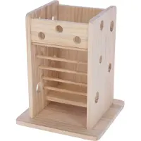 Kerbl Pet høy- og grønnsakstårn til smådyr - L 24 x B 24 x H 30 cm