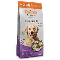 Calibra Premium Line Senior And Light 12+2kg Hundefôr