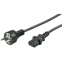 Goobay NK 106 S - Strømkabel - power IEC 60320 C13 til power CEE 7/7 (hann) - AC 250 V - 2 m - svart