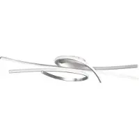 FISCHER&HONSEL GMBH LED-taklampe Biba, nikkelfarget, lengde 100 cm, metall CCT