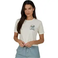 Salty Crew Ocean Spray Crop Kortarmet T-skjorte