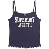 Superdry Ath Ess Graphic Pointele Ermeløs T-skjorte