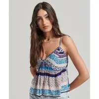 Superdry Vintage Tiered Cami Ermeløs Bluse