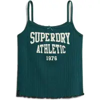 Superdry Ath Ess Graphic Pointele Ermeløs T-skjorte
