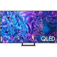 Samsung QE55Q77DAT - 55 Diagonalklasse Q77D Series LED-bakgrunnsbelyst LCD TV - QLED - Smart TV - Tizen OS - 4K UHD (2160p) 3840 x 2160 - HDR - Quantum Dot, Dual LED - titangrå