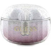 GUESS Gjett Bluetooth-hodetelefoner GUTWSHDGKEEP TWS GLITTER GRADIENT rosa