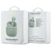 GUESS Printed Classic Logo TWS trådløse hodetelefoner - grønn