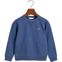 Gant Collegegenser - Shield Slub - Dusty Navy - - 3-4 år (98-104) - Collegegenser