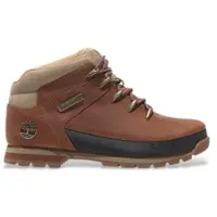 Timberland for man. TB0A2K84EJD1 Euro Sprint lace-up mid-calf leather boots orange (50), Flat, Laces, Sport, Outdoor, Sustainable