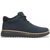 Timberland for man. TB0A69Q5W061 Hudson Road navy mid-calf Chukka leather boots (50), Flat, Laces, Casual, Sustainable