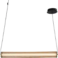 Searchlight Thread LED-hengelampe, gullfarget, 3-trinns dimbar, stål
