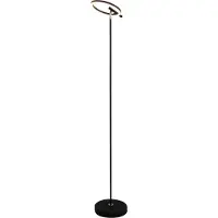 Searchlight Space LED-gulvlampe, svart, metall