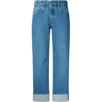 Pepe Jeans for woman. PL2050878 Loose Turn-Up Jeans blue (28/30), Casual, Cotton, Denim
