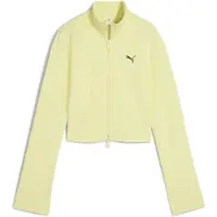 Puma DARE TO Slim Cropped Track Jacket Women, Clothing, Gold Moon, S