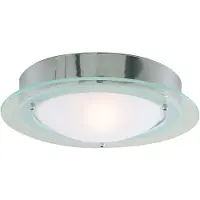 Searchlight JUNA - taklampe til badet med glasskant