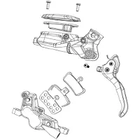 Sram Motive Ultimate/slver/brzonze A1+/db8/db6/db4 A1+ Spakreservedeler