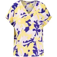 Fynch&Hatton Flower Kort Ermet Bluse