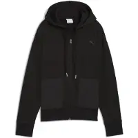 Puma HER Relaxed Full-Zip Hoodie Women, Clothing, Black, M