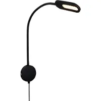 Briloner LED-vegglampe 2177015 med dimmer, svart