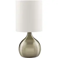 Searchlight Bordlampe Touch 3923, messing antikk