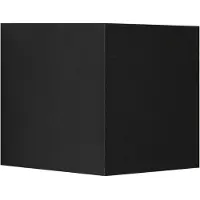 Nordlux Utendørs LED-vegglampe Milda kubi, svart, opp/ned, aluminium