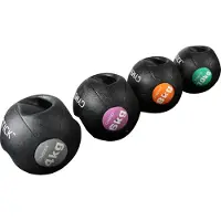 Gymstick Medisinball I Gummi Med Håndtak 4kg