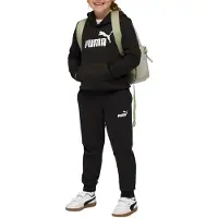 Puma Essentials No.1 Logo Sweat Suit Kids, Clothing, Black, 4-5Y