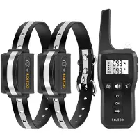 Rojeco Pd529 Hundetreningshalsbånd Med 2 Halsbånd 1000 M