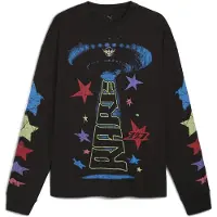 Puma LaMelo Star Vision Long Sleeve Tee Men, Clothing, Black, XL