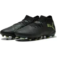 Puma FUTURE 8 PRO FG/AG Football Boots Unisex, Shoes, Black/Fizzy Light/Green Terrain, 45