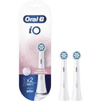 Oral-B iO Series Gentle Care Tannbørstehoveder - Hvit - 2-pakning