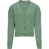 ONLY Cardigan - Rib - Strikk - KogMandy - Hedge Green/Melan - - 7-8 år (122-128) - Cardigan