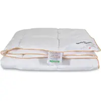 Borg Living Sommerdyne 240x220 cm - Dobbeltdyne med 100 % rene hvite moskusdun - Lett og luftig dobbeltdyne