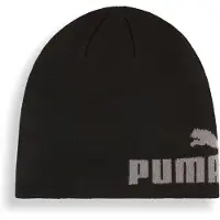 Puma Essentials Mid Crown Cuffless Beanie Youth, Accessories, Black, KIDS