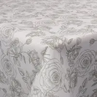 Borg Living Tekstil voksduk med akrylbelegg - Rose grey - 140 cm bred - På metermål