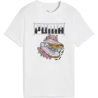 Puma Graphic Sneaker Tee Youth, Clothing, White, 176