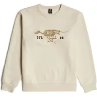 G-Star for man. D27095-D733-1603 Running dog back beige jumper (L), Casual, Cotton