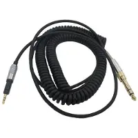 24.Se Lydkabel til Audio Technica ATH-M50X / ATH-M40X 6,35+3,5mm til 2,5mm - 1,5-5m