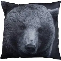 Borg Living Pyntepute til barn - 45x45 cm - Bjørn - 2-i-1 design -