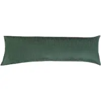 Borg Living Putetrekk 50x150 cm - 100% bomullssatin - Multipute - Klassiske grønne striper