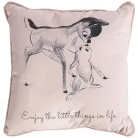 Borg Living Pyntepute - 30x30 cm - Bambi og Stampe - 2-i-1 design -