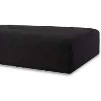Nordstrand Stretchlaken 60x120 cm - Sort - 100% bomull jersey laken - Faconlaken til babymadrass