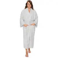 ByBorg Morgenkåpe - bambus - Str. XL/XXL - Badekåpe - Light Grey - Excellent