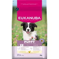 Eukanuba Premium Nutrition Puppy Medium Breed Kylling - Sparepakke: 2 x 3 kg