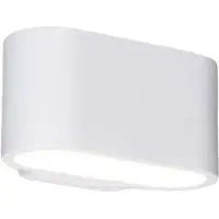 QAZQA Moderne vegglampe hvit flat - Gipsy Arles