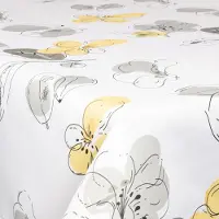Borg Living Tekstil voksduk med akrylbelegg - Golden Flower - 140 cm bred - På metermål