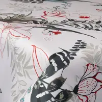 Borg Living Tekstil voksduk med akrylbelegg - 30 meter på rull - Blå Grener - 140 cm bred tekstilduk