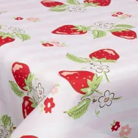Borg Living Tekstil voksduk med akrylbelegg - Strawberry Dream - 140 cm bred - På metermål