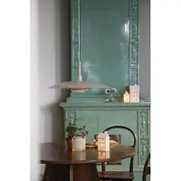 Markslöjd Hengelampe Piny, beige, Ø 57 cm, metall, E27