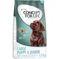 Concept for Life Large Puppy & Junior - 4 x 1,5 kg